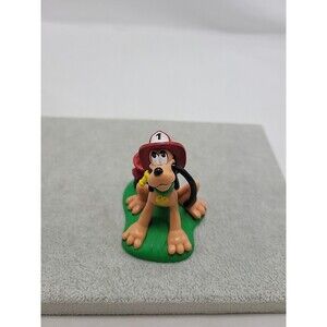 Disney Pluto Fireman, Fire Man PVC Cake Topper 3"